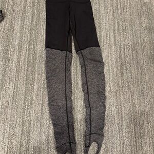 Black and Gray Lululemon Leggings